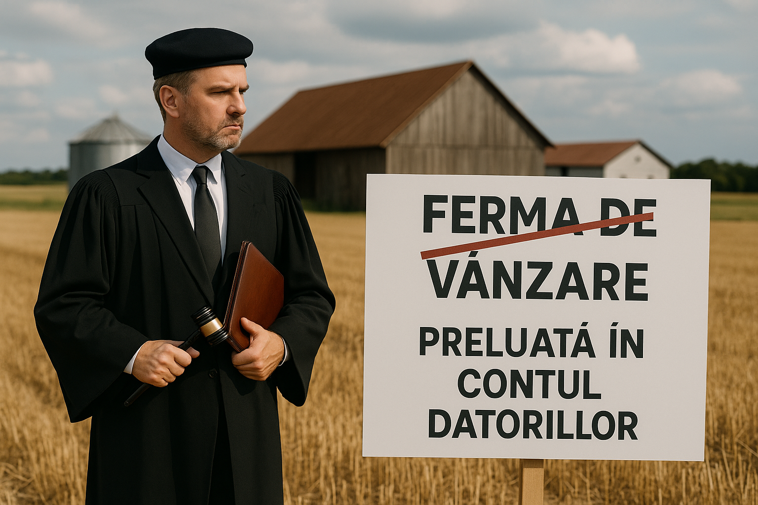 Fermele vor fi preluate in contul datoriilor